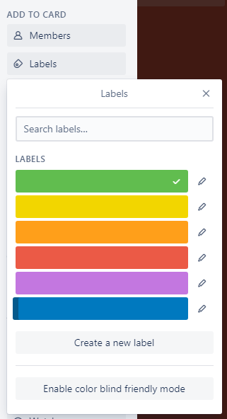 Adding Labels To Cards In Trello