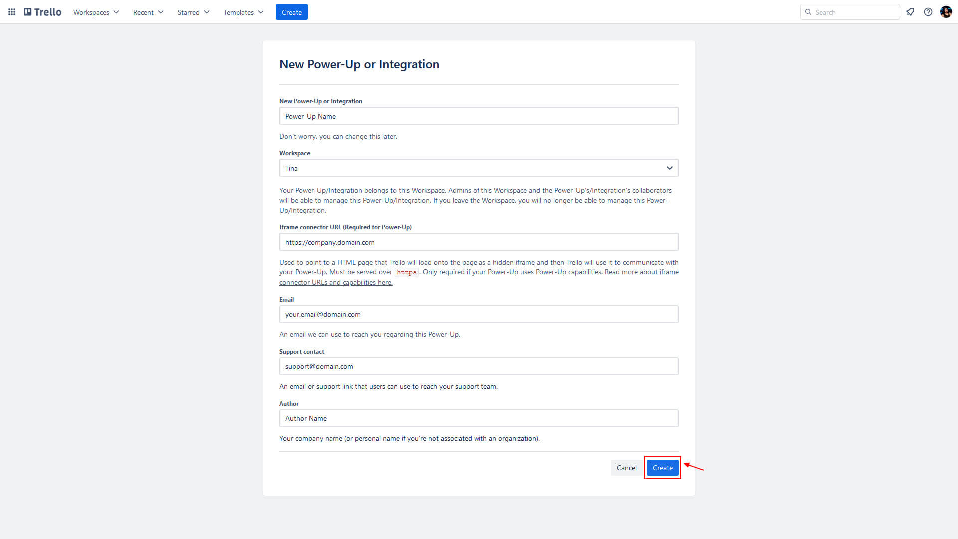 New Power-Up Trello