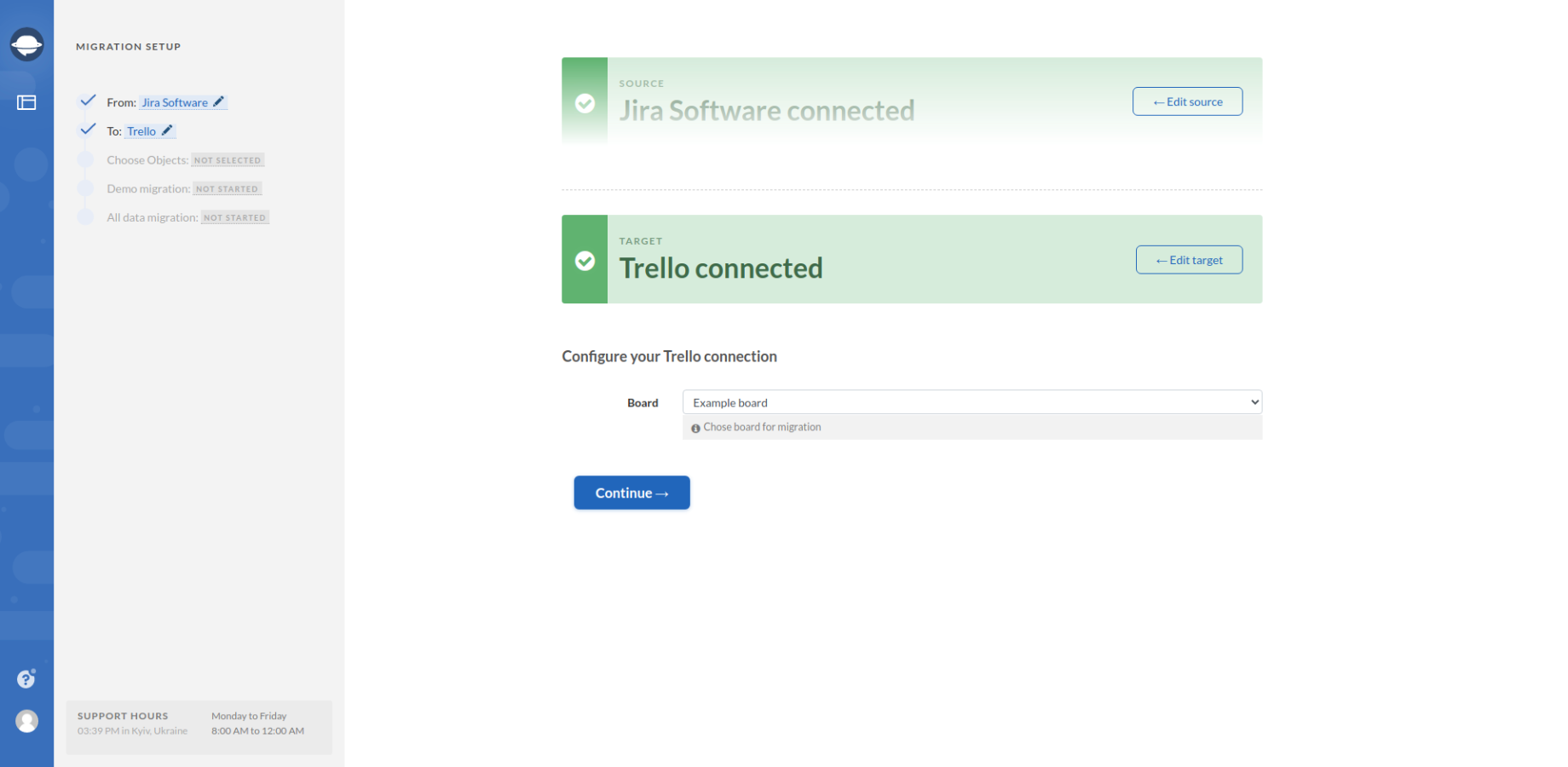 Configure Trello Connection Configure Trello Connection