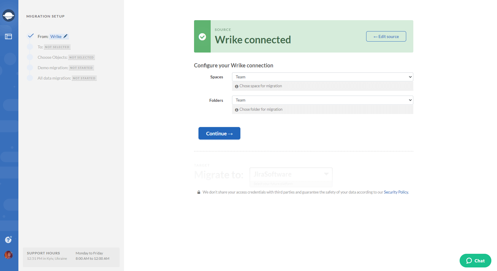 Completing Wrike Connection