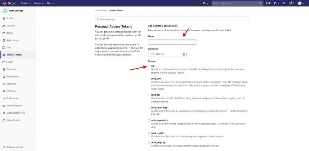 how-to-generate-my-gitlab-api-token