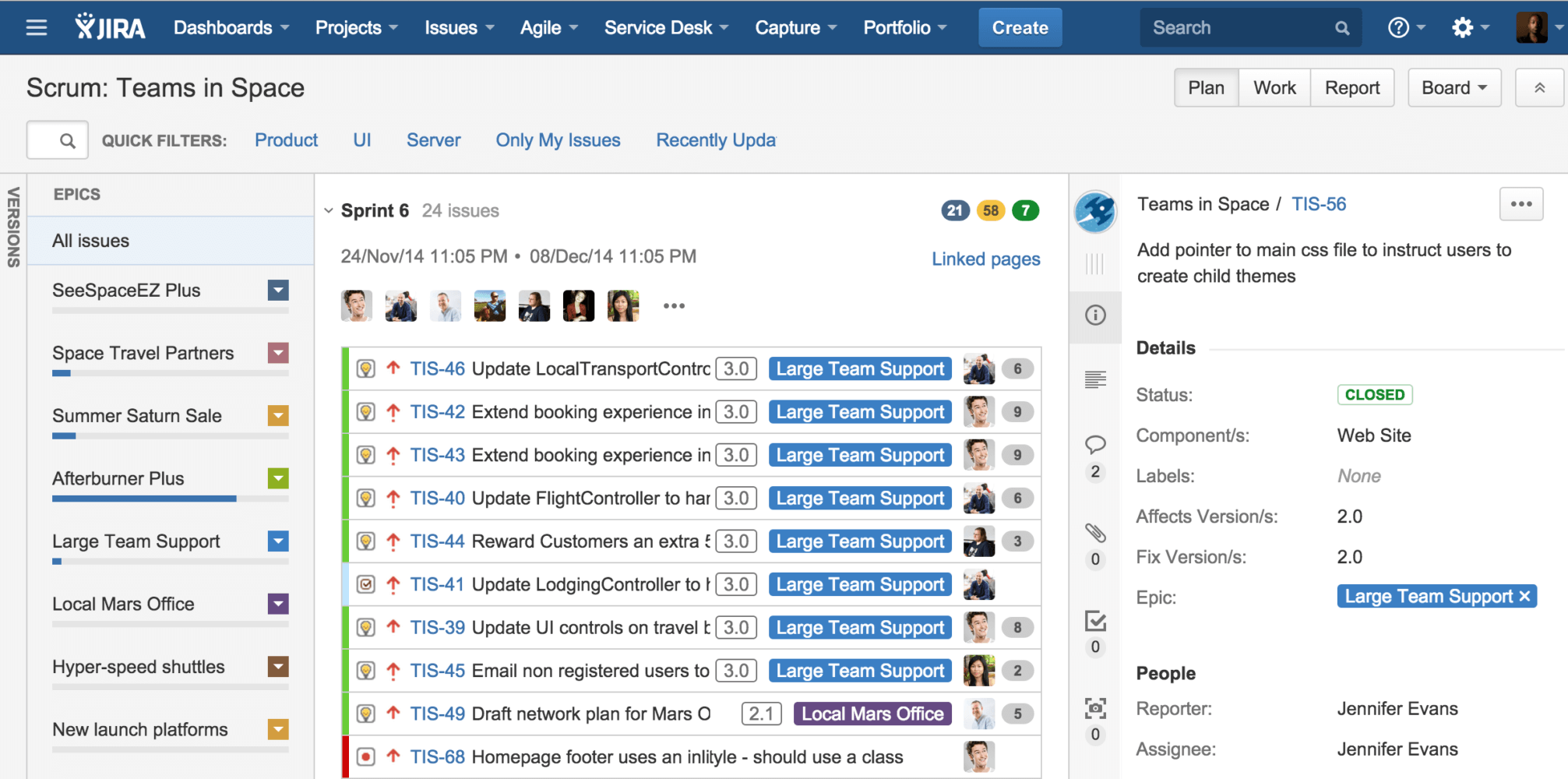 Comparing Jira Software and ClickUp for Agile Team Empowerment