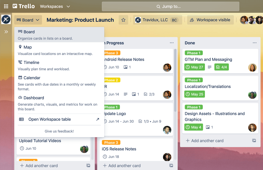 Trello Project Views Trello Project Views