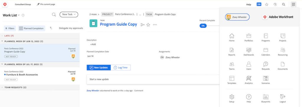 Workfront Screenshots Take Control of Your Projects with a Project Management Tracker ...