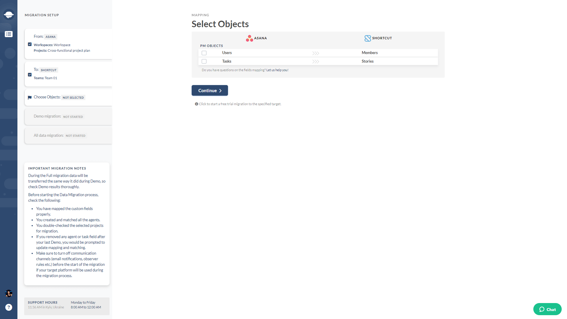 Select Object Shortcut Import