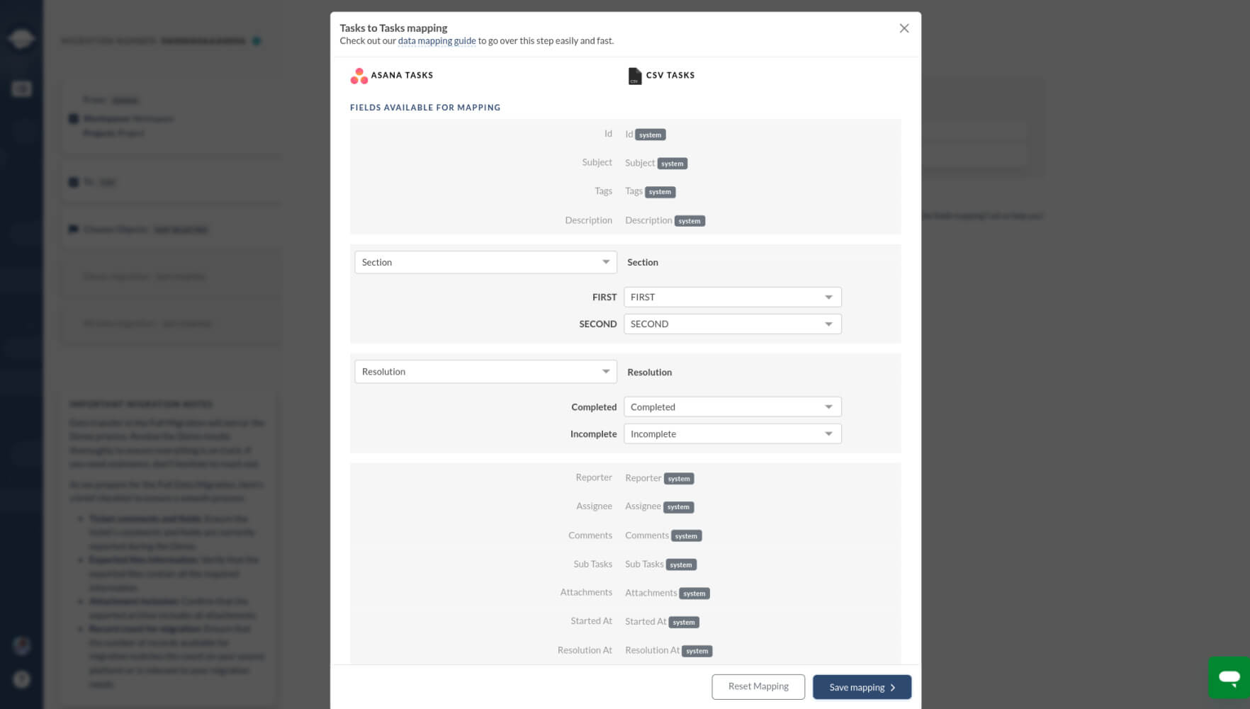 CSV Data Import