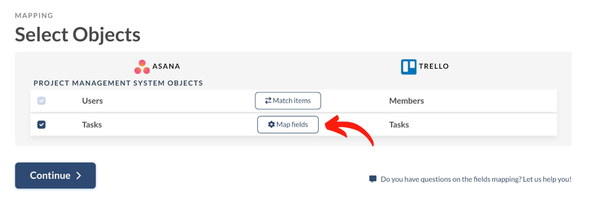 Trello data import